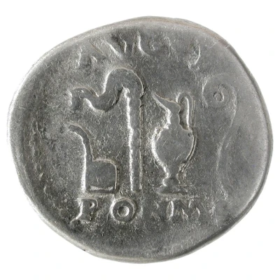 Denarius - Vespasian AVGVR PON MAX back