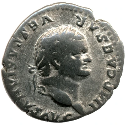 Denarius - Vespasian AVGVR TRI POT front