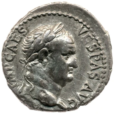 Denarius - Vespasian AVG front