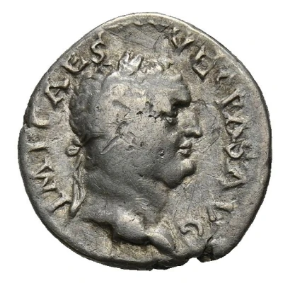 Denarius - Vespasian AVG front