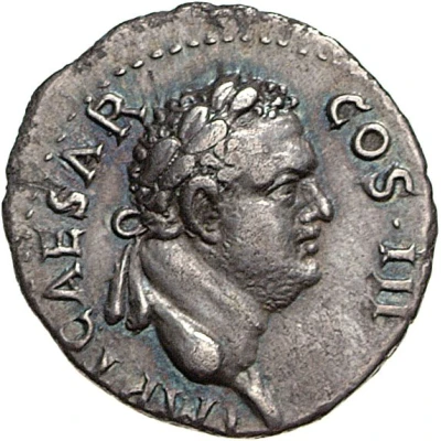 Denarius - Vespasian AVG front