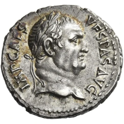 Denarius - Vespasian CONCORDIA AVG; Ceres front