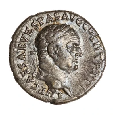 Denarius - Vespasian CONCORDIA AVG; Ceres front