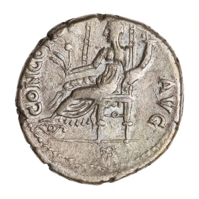 Denarius - Vespasian CONCORDIA AVG; Ceres back