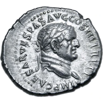 Denarius - Vespasian CONCORDIA AVG; Ceres front