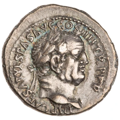 Denarius - Vespasian CONCORDIA AVG; Ceres front