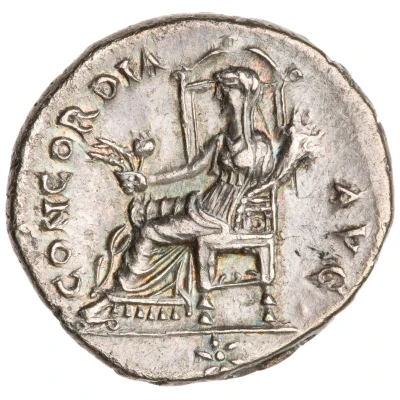 Denarius - Vespasian CONCORDIA AVG; Ceres back
