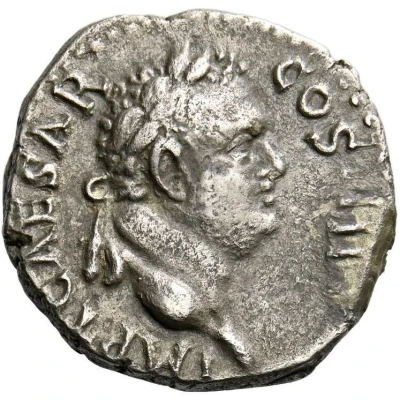 Denarius - Vespasian CONCORDIA AVG; Ceres front
