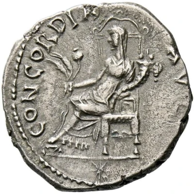 Denarius - Vespasian CONCORDIA AVG; Ceres back