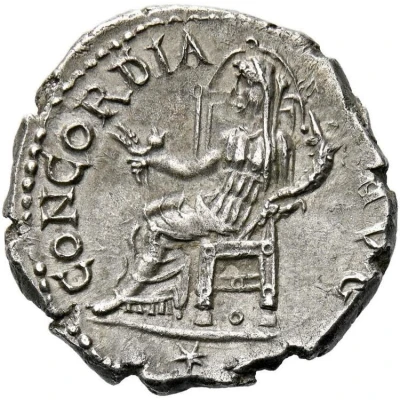 Denarius - Vespasian CONCORDIA AVG; Ceres back