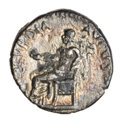 Denarius - Vespasian CONCORDIA AVGVSTI; Concordia back