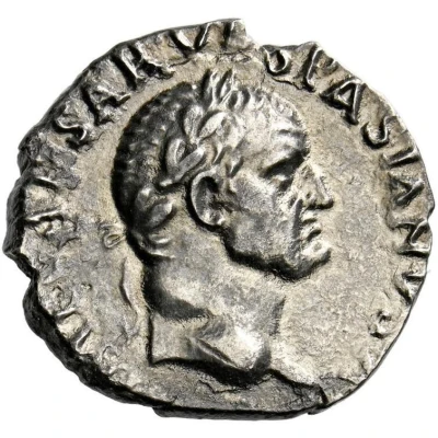 Denarius - Vespasian CONSEN EXERCIT front
