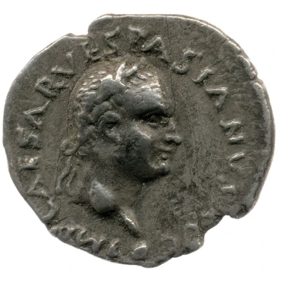 Denarius - Vespasian CONSENSVS EXERCITVS front