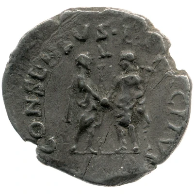 Denarius - Vespasian CONSENSVS EXERCITVS back