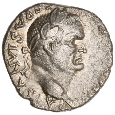 Denarius - Vespasian COS IIII; Pegasus front