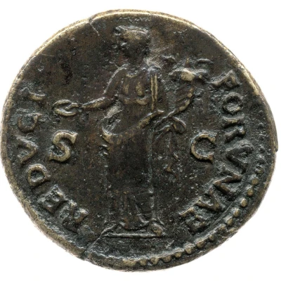 Denarius - Vespasian COS ITER; Aequitas back