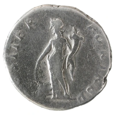 Denarius - Vespasian COS ITER FORT RED; Fortuna back