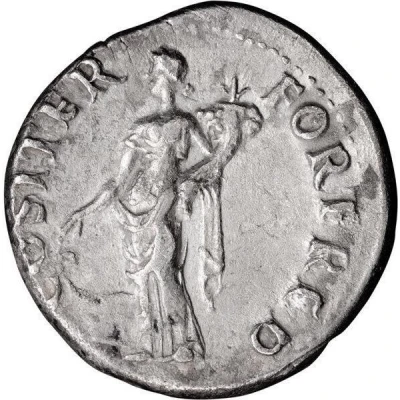 Denarius - Vespasian COS ITER FORT RED; Fortuna back