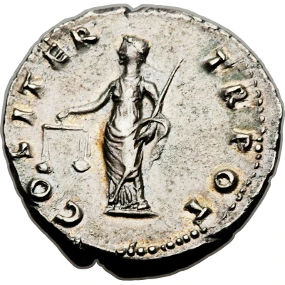 Denarius - Vespasian COS ITER TR POT; Aequitas back