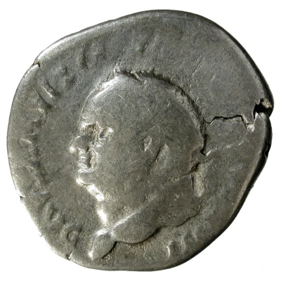 Denarius - Vespasian COS VIII; Mars front