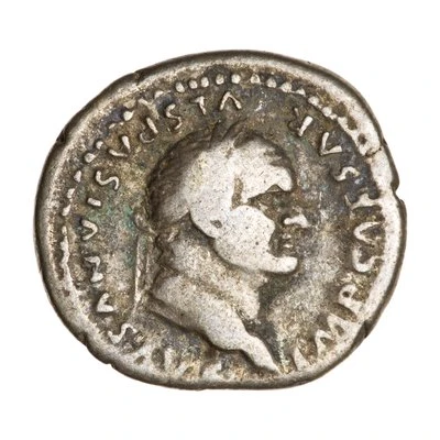 Denarius - Vespasian COS VIII front