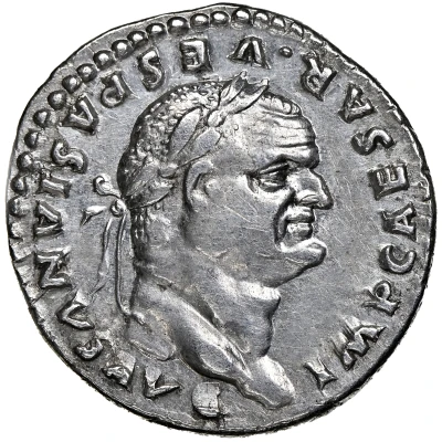 Denarius - Vespasian COS VIII front