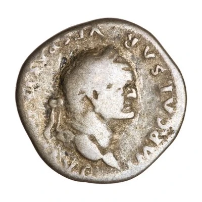Denarius - Vespasian COS VII front