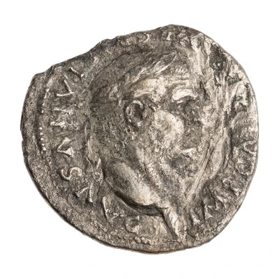 Denarius - Vespasian COS VII front