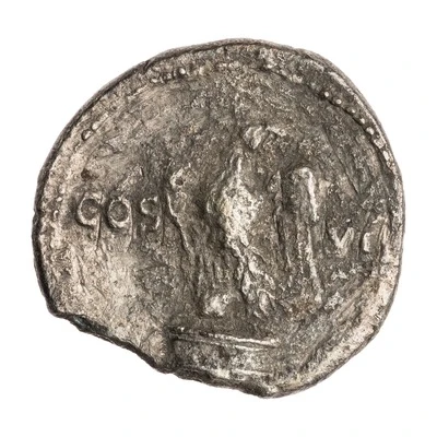 Denarius - Vespasian COS VII back