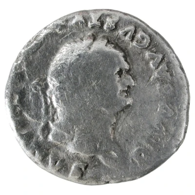 Denarius - Vespasian EX S C; Victory and Judaea front