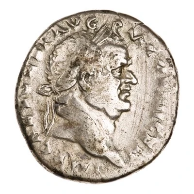 Denarius - Vespasian FIDES PVBL front