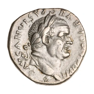 Denarius - Vespasian FIDES PVBL front