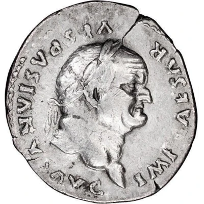 Denarius - Vespasian IMP XIX front