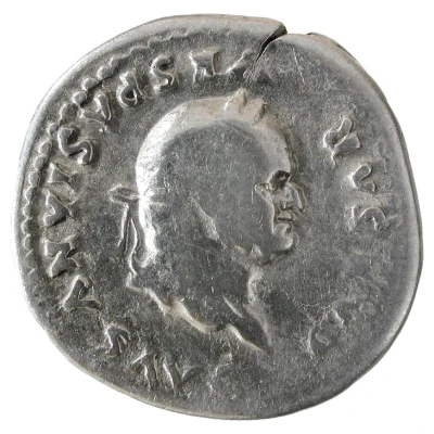 Denarius - Vespasian IMP XIX front