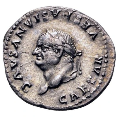 Denarius - Vespasian IMP XIX front