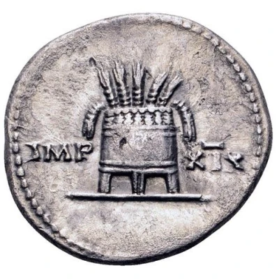 Denarius - Vespasian IMP XIX back