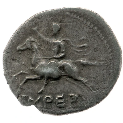 Denarius - Vespasian IMPER back