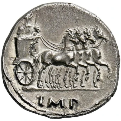 Denarius - Vespasian IMP back