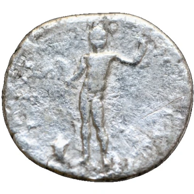 Denarius - Vespasian IOVIS CVSTOS; Jupiter back