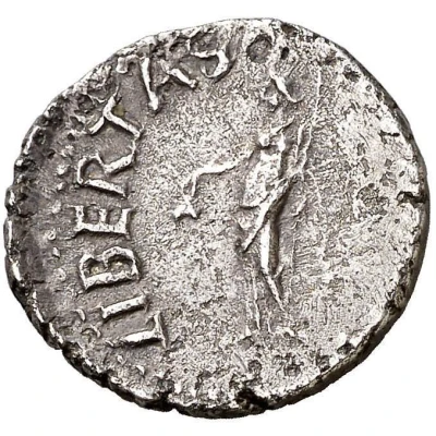 Denarius - Vespasian LIBERTAS PVBLICA; Libertas back