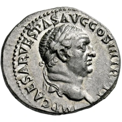 Denarius - Vespasian PACI AVGVSTAE EPHE; Victory front