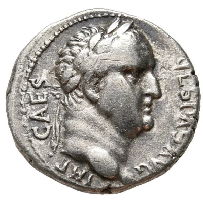 Denarius - Vespasian PACI AVGVSTAE; Victory front
