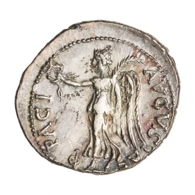 Denarius - Vespasian PACI AVGVSTAE; Victory back