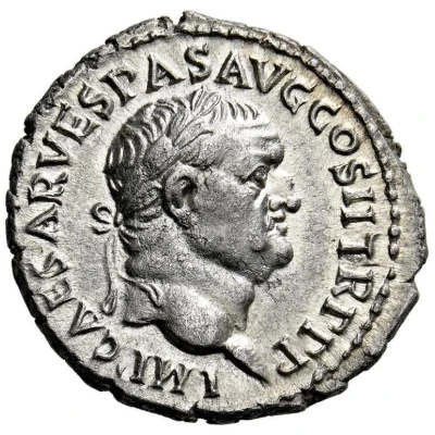 Denarius - Vespasian PACI AVGVSTAE; Victory front