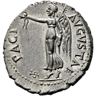 Denarius - Vespasian PACI AVGVSTAE; Victory back