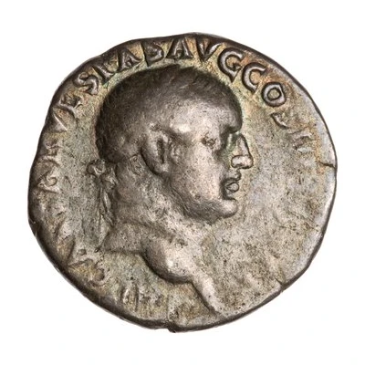 Denarius - Vespasian PACI AVGVSTAE; Victory front
