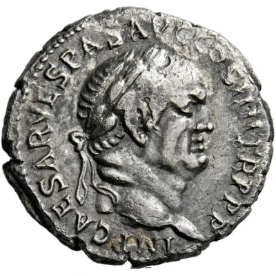 Denarius - Vespasian PACI AVGVSTAE; Victory front