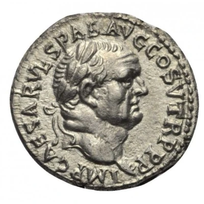 Denarius - Vespasian PACI AVGVSTAE; Victory front