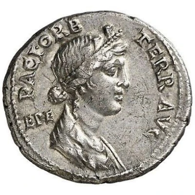 Denarius - Vespasian PACI ORB TERR AVG EPHE back