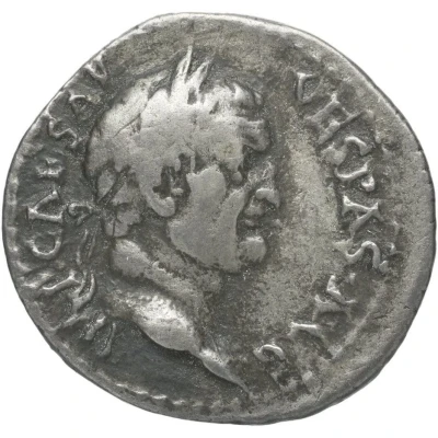 Denarius - Vespasian PACI ORB TERR AVG front